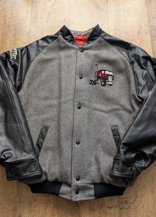 80's Vintage Marcel Trucker Leather Jacket