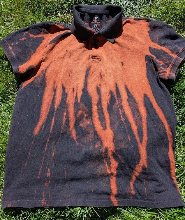 Bleach Drip Polo