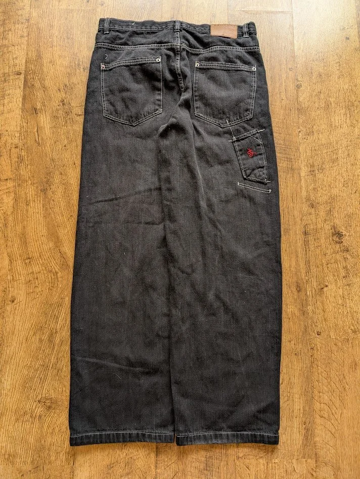 Exhaust Lighter Pocket Baggy Jeans