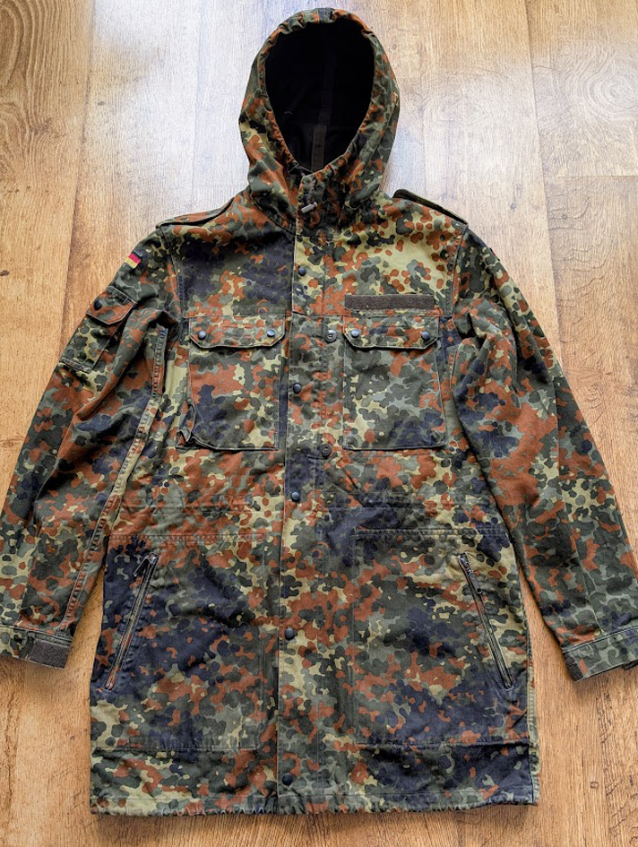 1993 Vintage German Military Camo Parka Jacket