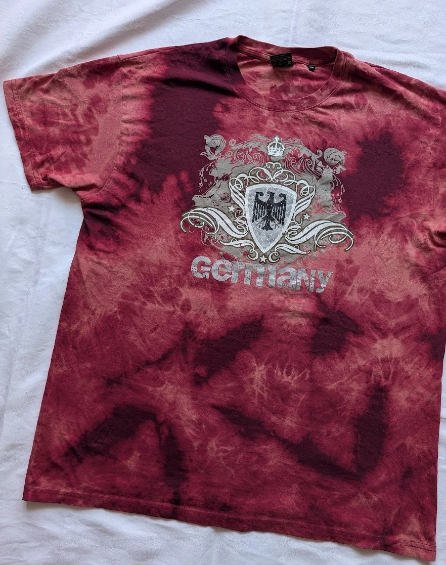 Bleached Red Germany T-Shirt