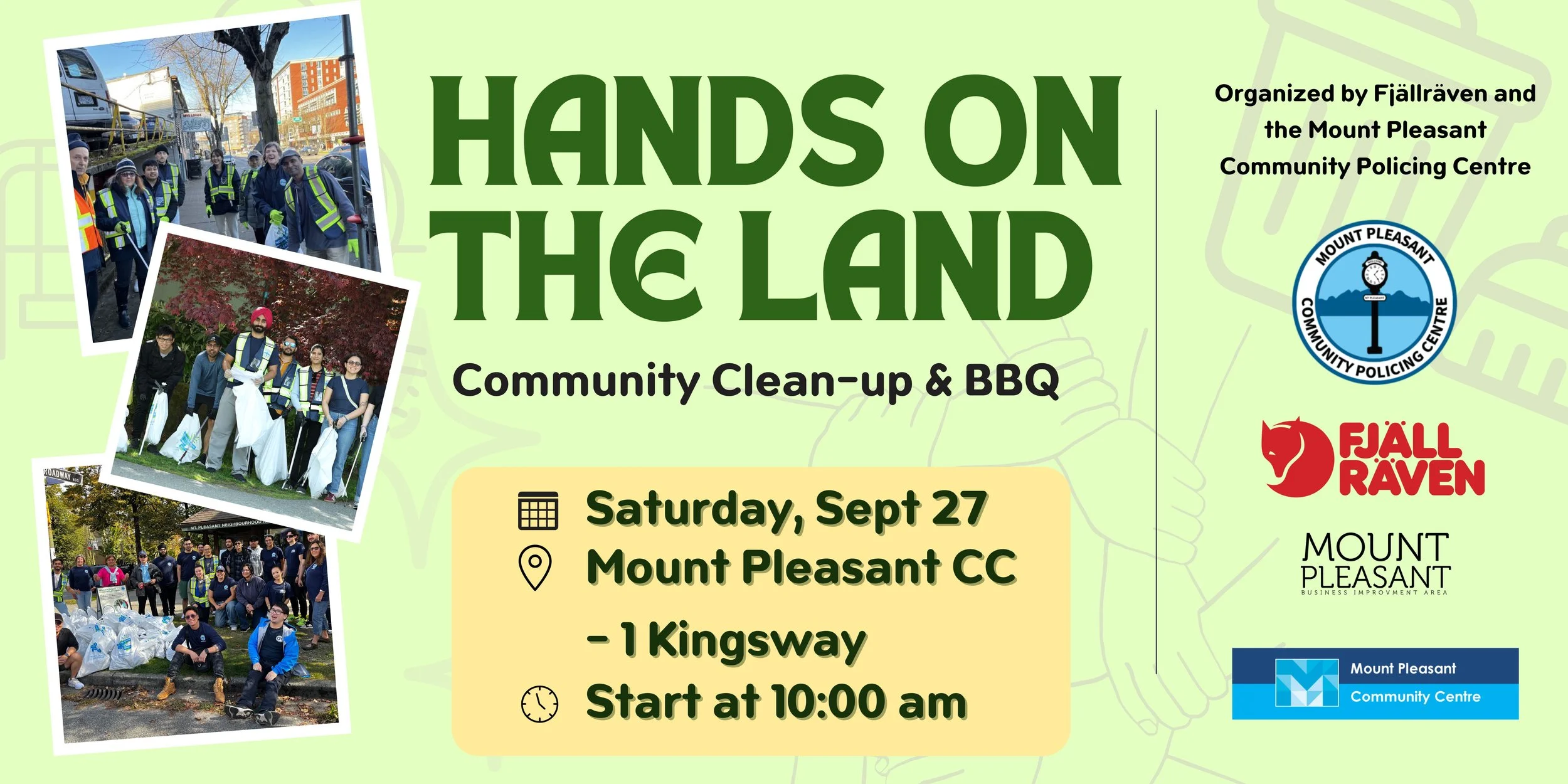 Hands on the Land - Mount Pleasant Clean Up Initiative
