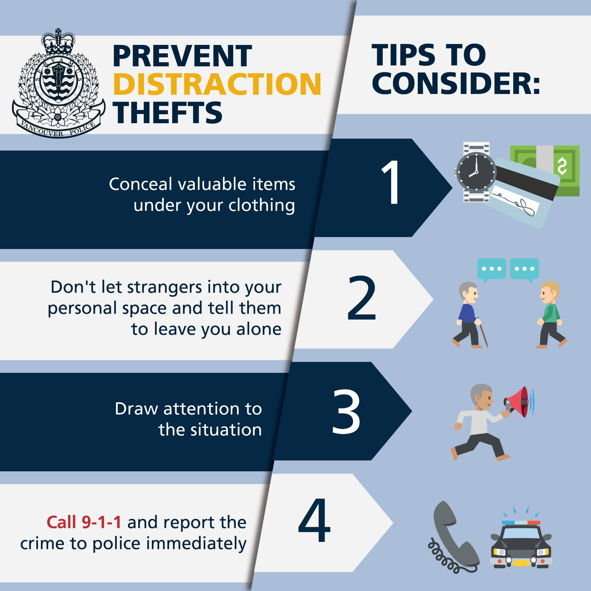 Past Event: Distraction Theft Safety Tabling