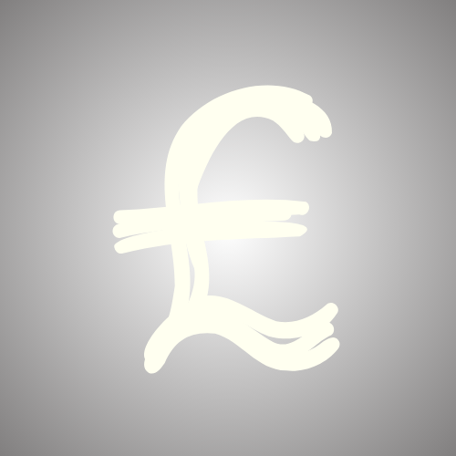 White Euro currency symbol on a gray background.