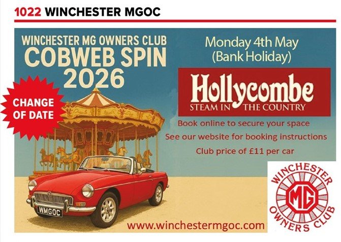 WMGOC Cobweb Spin 2026 - Hollycombe Steam Fair