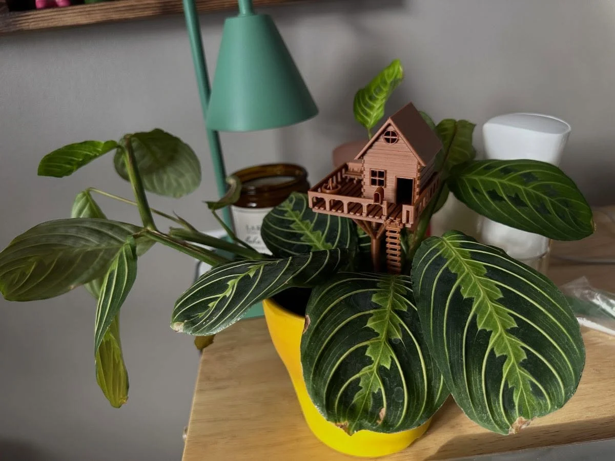 When you have unbridled access to a 3D printer, your@plants get treehouses #themoreyouknow