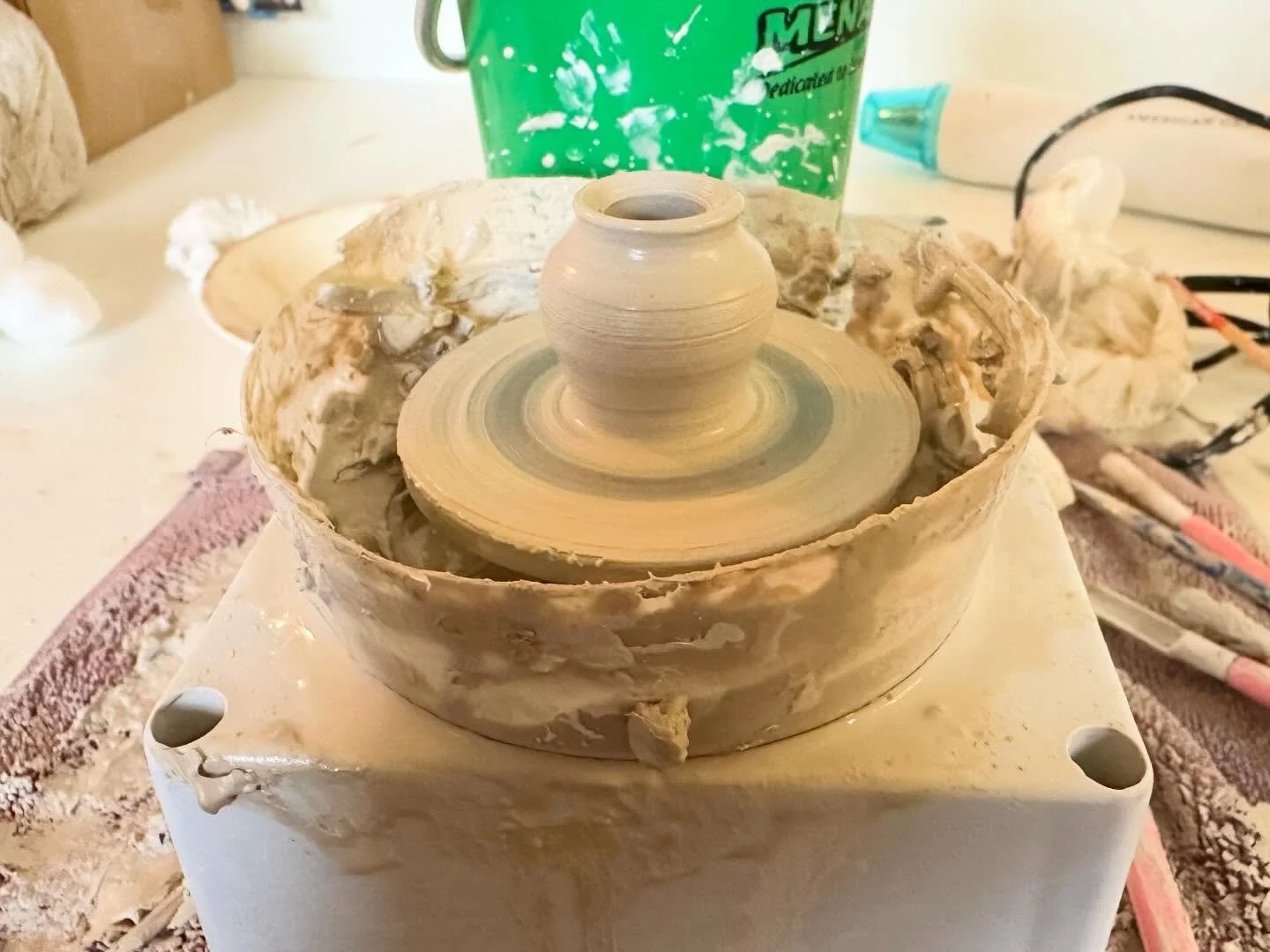 On my ADHD bullshit again and diving into yet another crafty side quest. Wish me luck and I'll see ya on the (very messy) other side. ✌️
