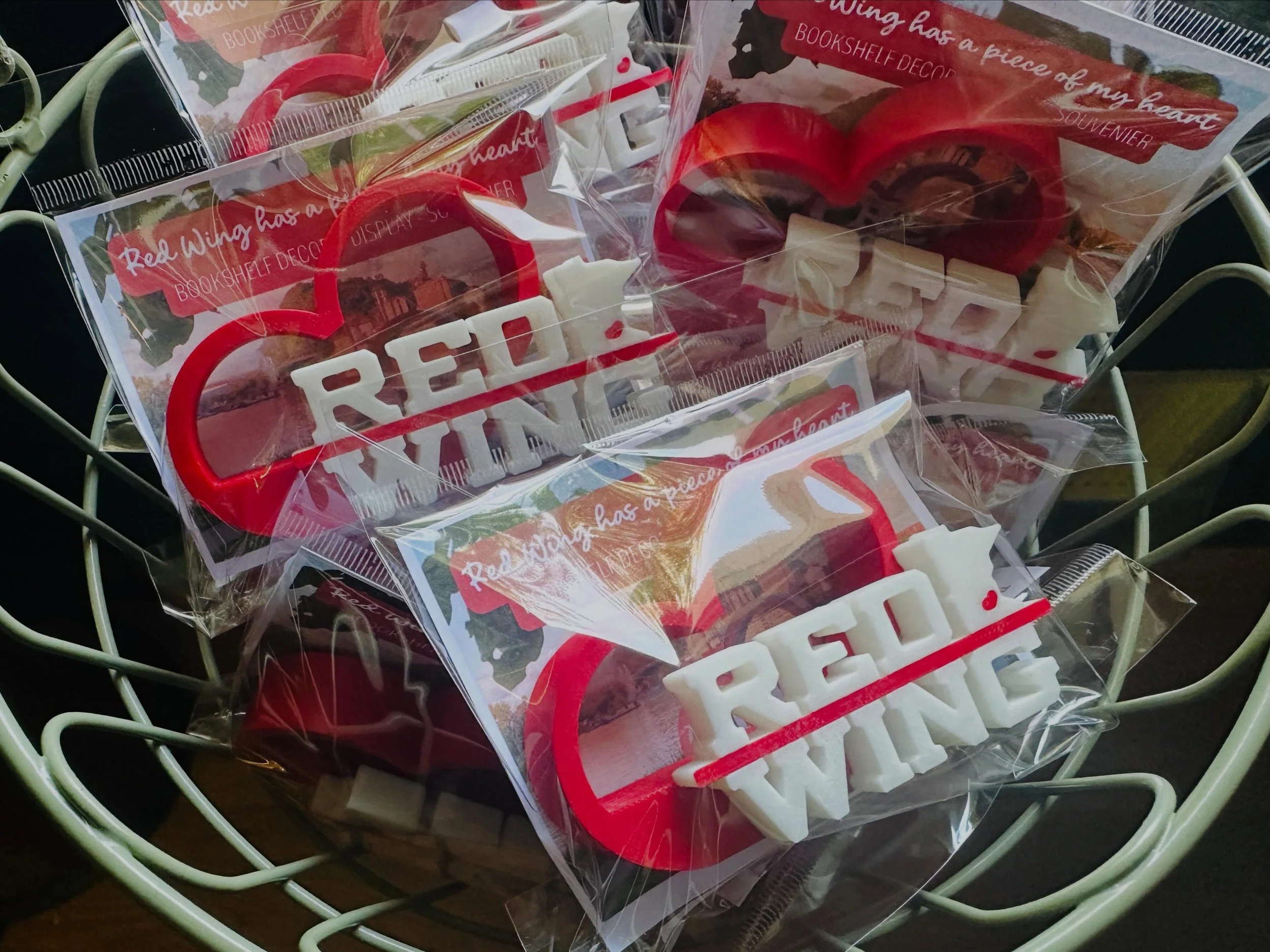 Did you know that not only can you grab a mini Red Wing sign from @redwingsmith or @210plumcrazy but you can also order on my website makestufffeelbetter . Com! 

If you'd like a bulk order for a group please DM me!