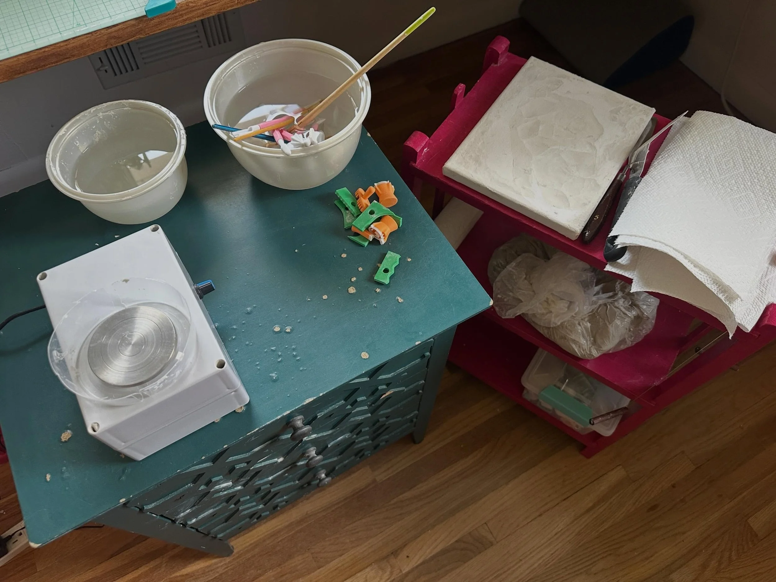 A before/after of a well spent Sunday afternoon
