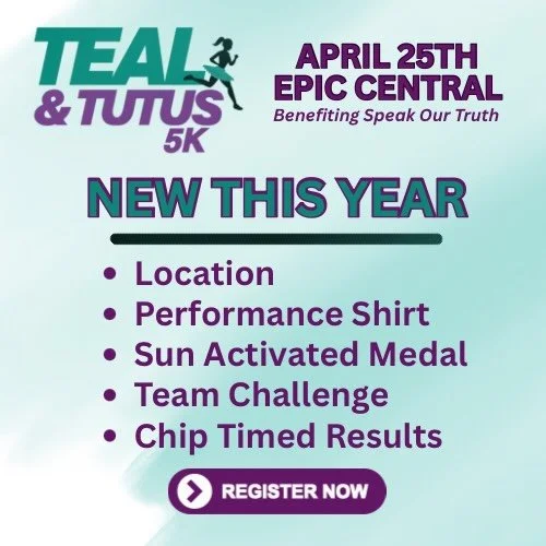 This year&rsquo;s Teal &amp; Tutus 5K is leveling up! We&rsquo;ve got some incredible new additions that you won&rsquo;t want to miss.  We are heading to EpicCentral in Grand Prairie on April 25th! The Start Line will be near Serious Eats and Vidorra