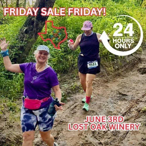 ⚡ FLASH SALE FRIDAY IS LIVE! ⚡

Global Running Day is Wednesday, June 3rd, and we&rsquo;re dropping an exclusive 24-hour deal today to get you moving! 🏃&zwj;♂️🍷

Here&rsquo;s the deal:
🎉 Use code RUNFRIDAY26 at checkout to save $10
⏰ The Clock is 