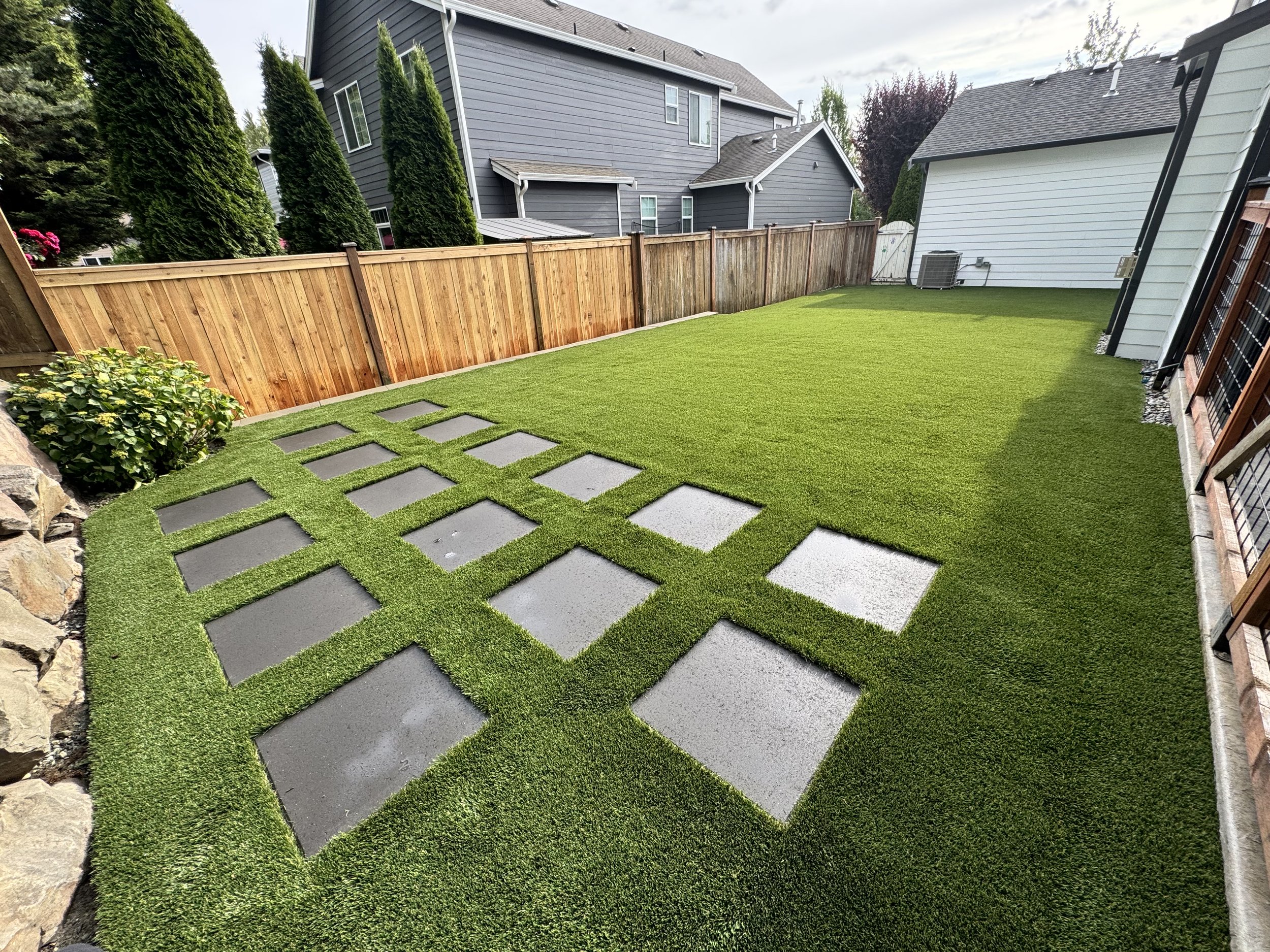 Turf installation