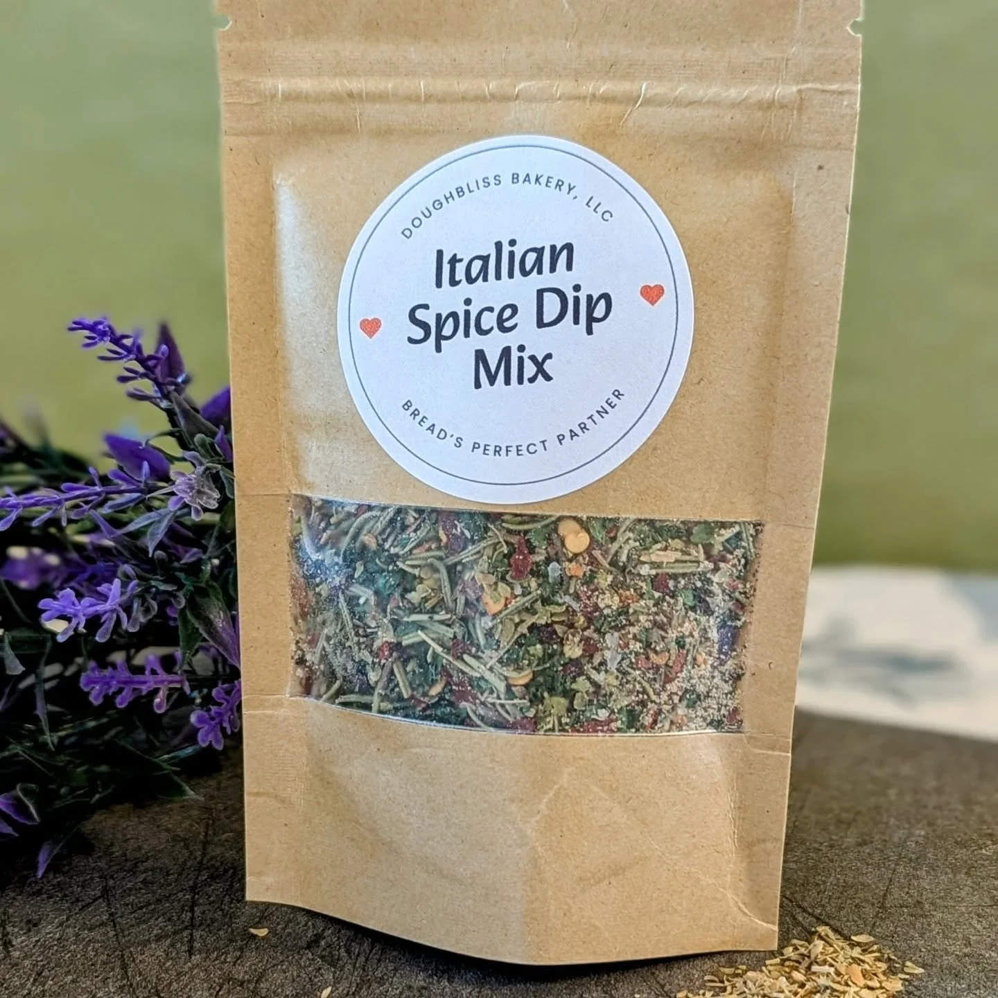 ✨ NEW PRODUCT ALERT ✨

Bring the bold flavors of Italy to your table with this Italian Spice Dip Mix - a vibrant blend of herbs, garlic, and savory spices.  Just mix with olive oil and pair with warm sourdough bread for a blissfully simple, crowd-ple