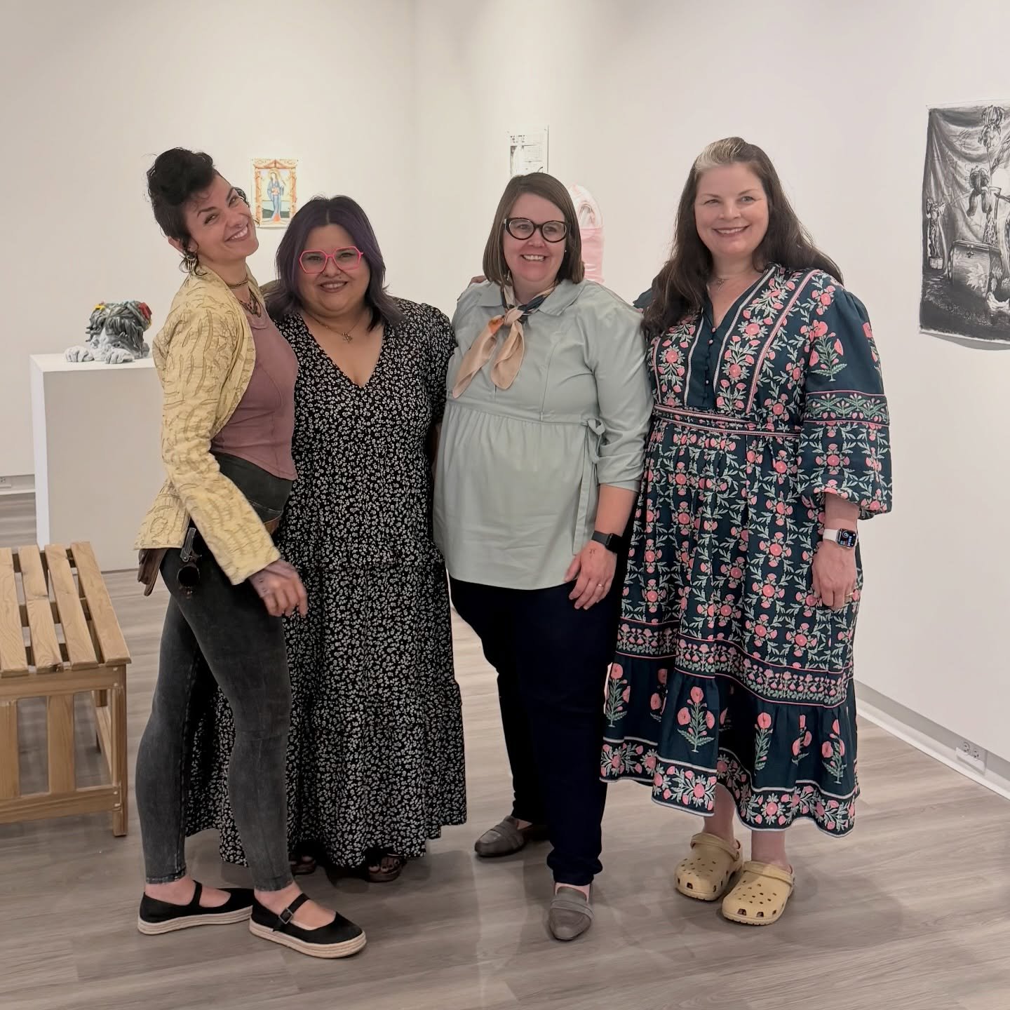 From an amazing @uuartdept student show, juried by the amazing @catraen, to amazing student work, one of the best MFA Thesis exhibits ever @cleat.art , to orange and black cat behavior, mini golf, tulip season, and all the other life happenings. God 