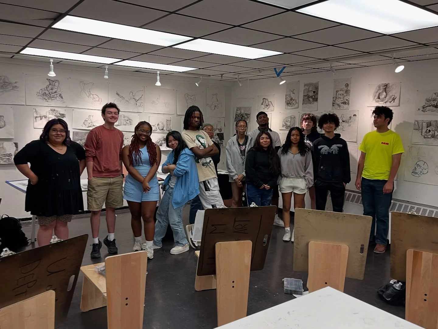 @contemporaryartsmemphis classes ended yesterday. These three weeks are always a highlight of my year. What a privilege to teach them drawing skills that help give them a solid foundation to build their art upon alongside the other instructors. I saw