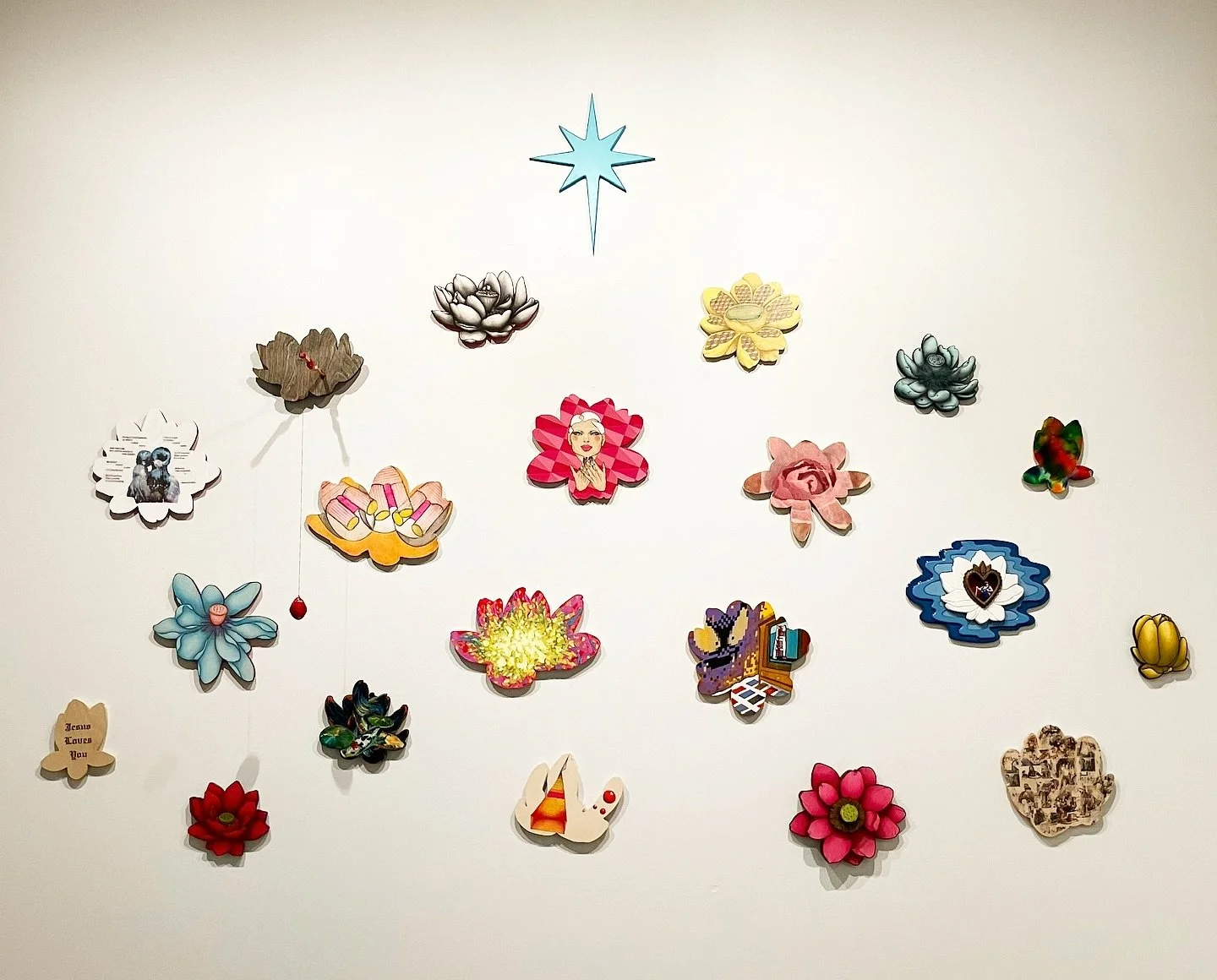 One of the things my dad was so joyful to see was the wonderful arts community I have here in Memphis. With a little dash of home (Cali) and a sprinkle of Jackson. 

I asked some of my closest friends and fellow artists to make with me for this exhib