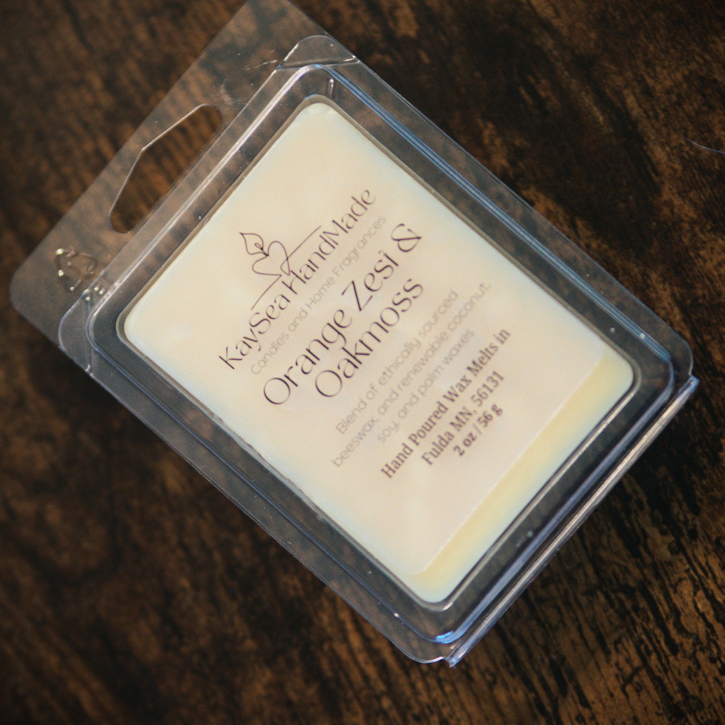 Orange Zest and Oakmoss Wax Melts