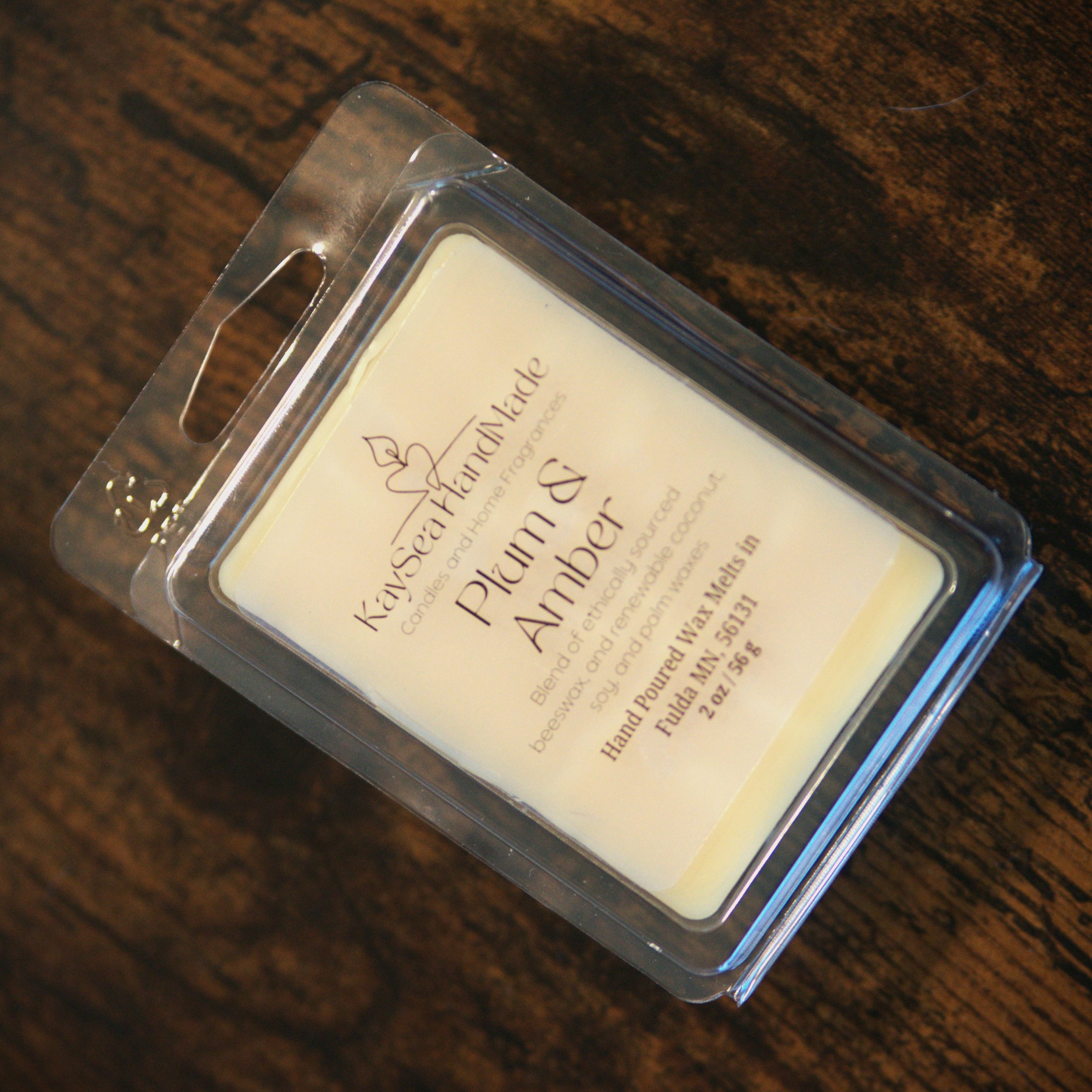 Plum and Amber Wax Melts