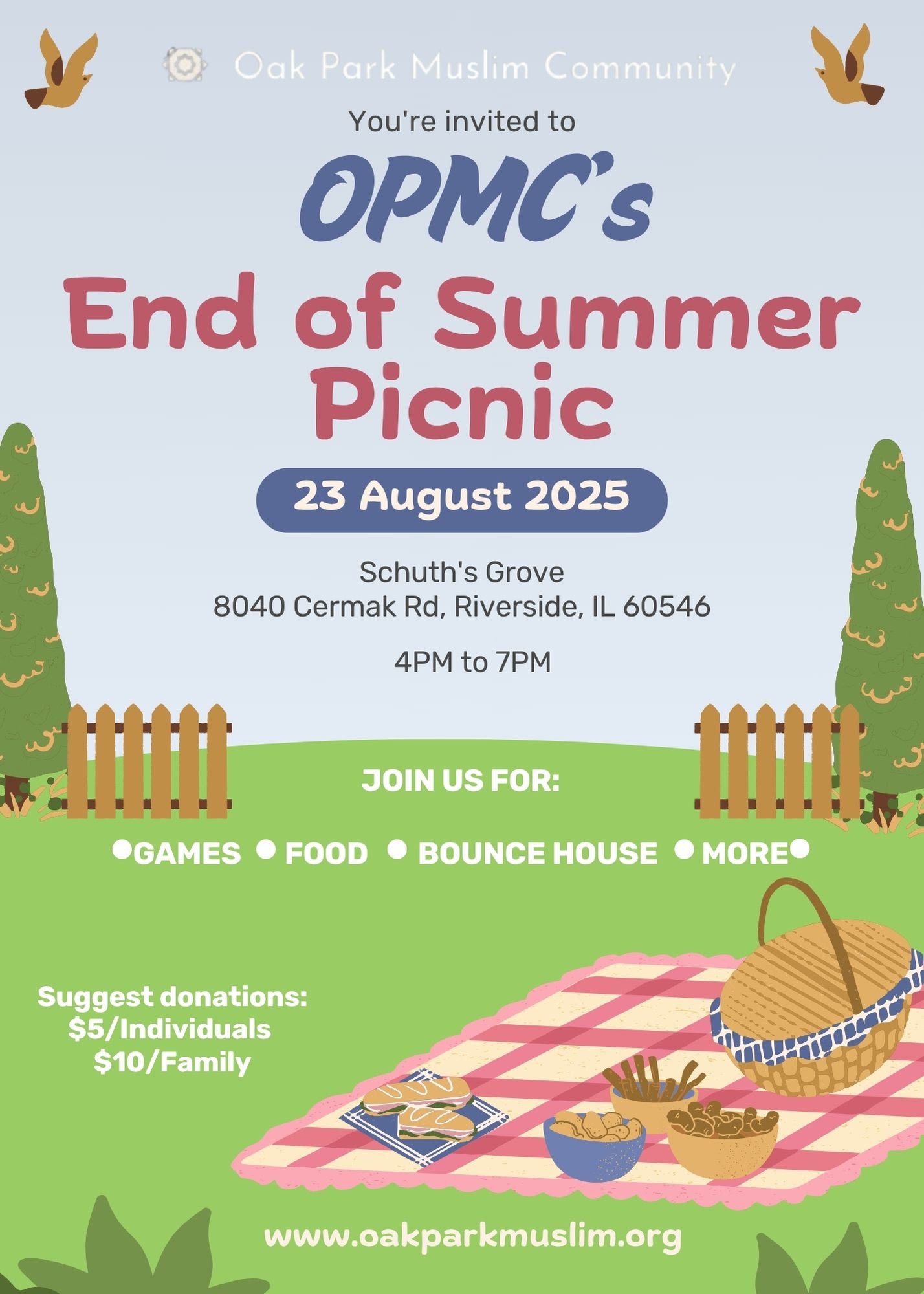 End of Summer Picnic Potluck