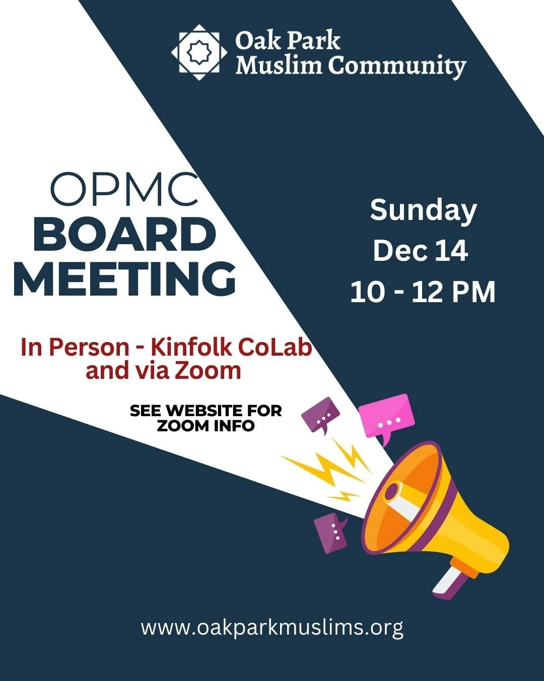 OPMC Board Meeting - December