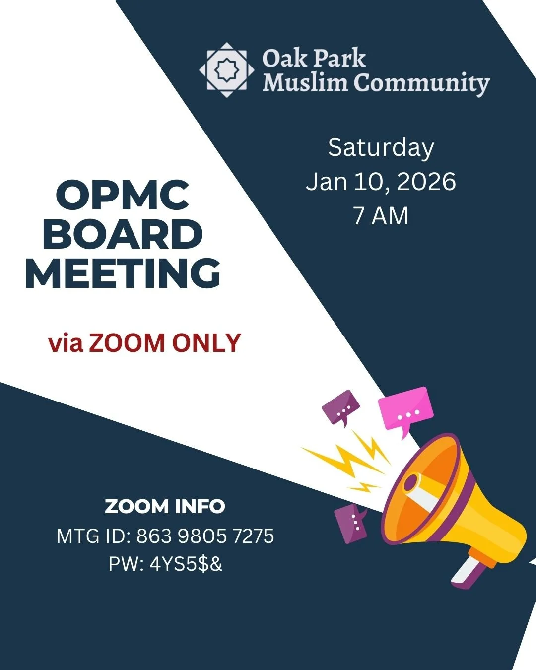 OPMC Board Meeting