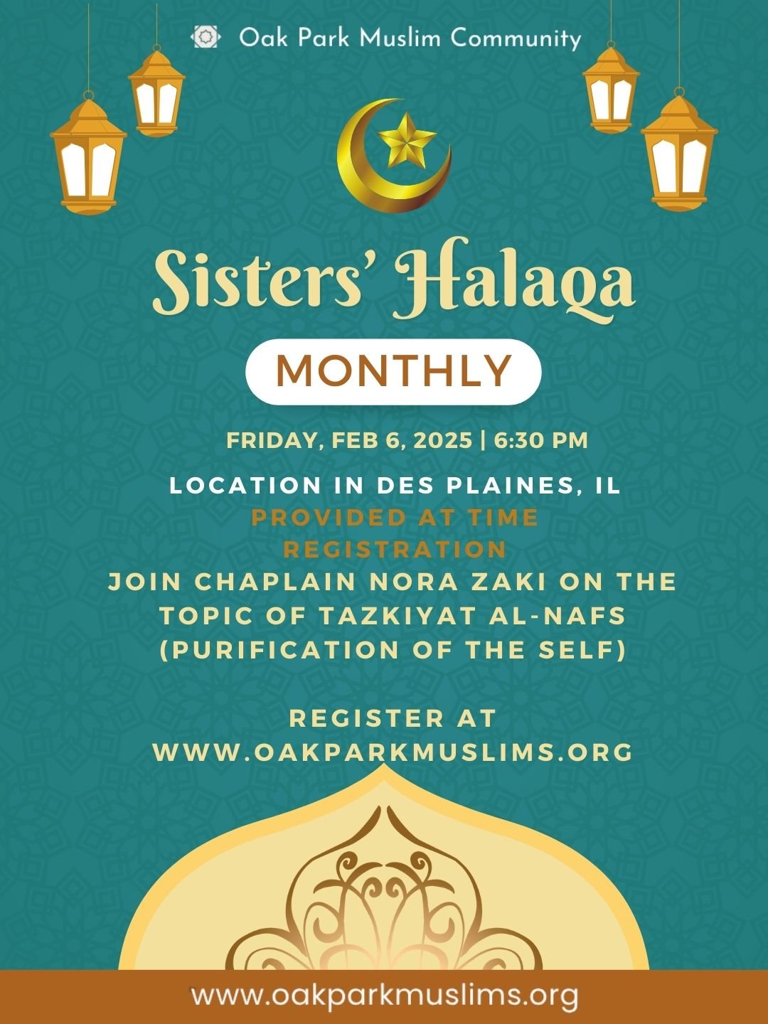 Sisters' Halaqa - February