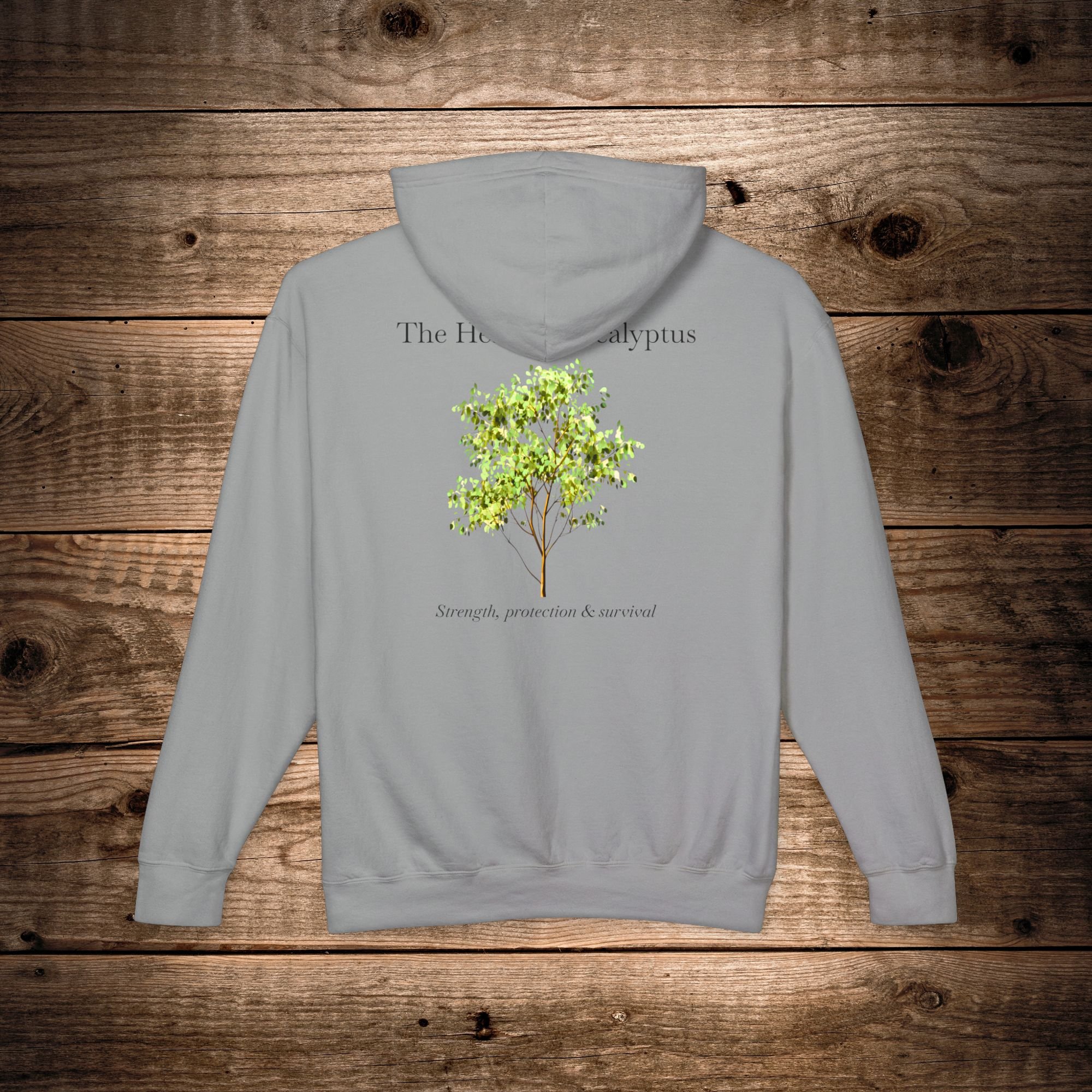 Eucalyptus grey Hoodie flat.jpg