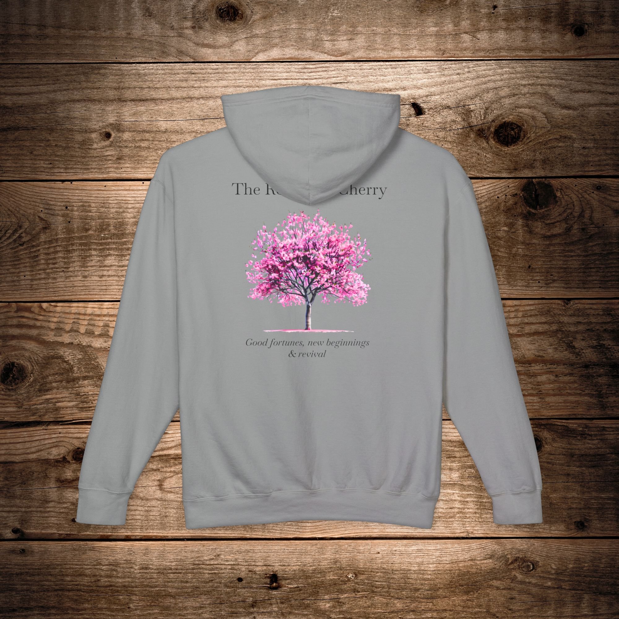 Cherry grey Hoodie flat.jpg