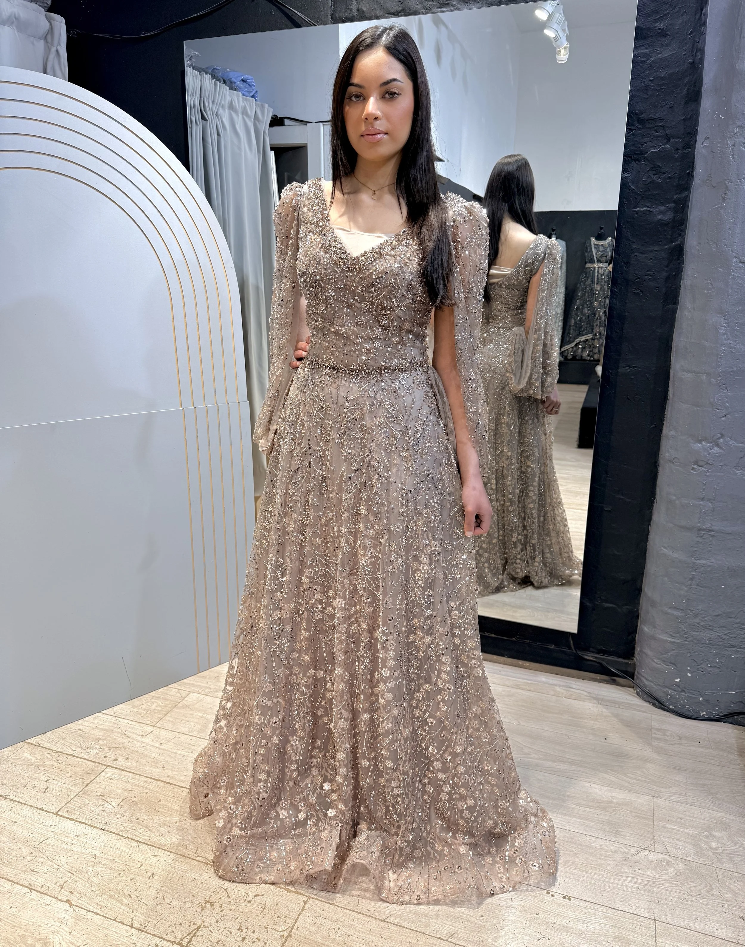 Muted Bronze gown