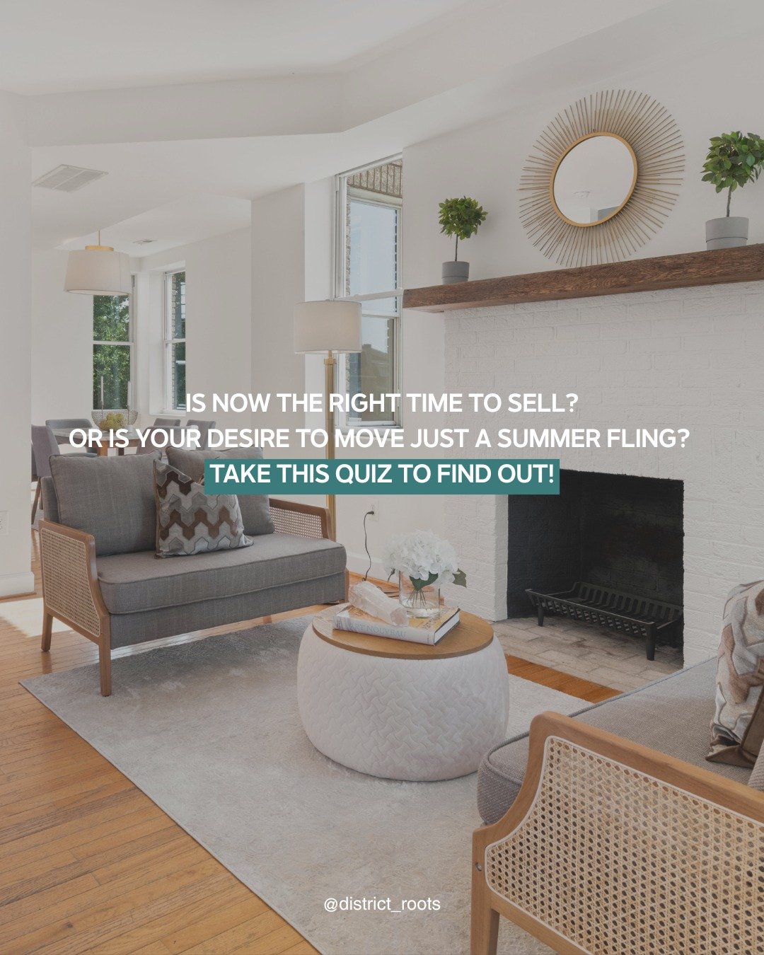 Is it REALLY time to move, or are you just dreaming of a home with a pool and a great air conditioner? 😅

Take my quick quiz to find out if your desire to move is the real deal &mdash; or just a summer fling!

Swipe through, tally your answers, and 