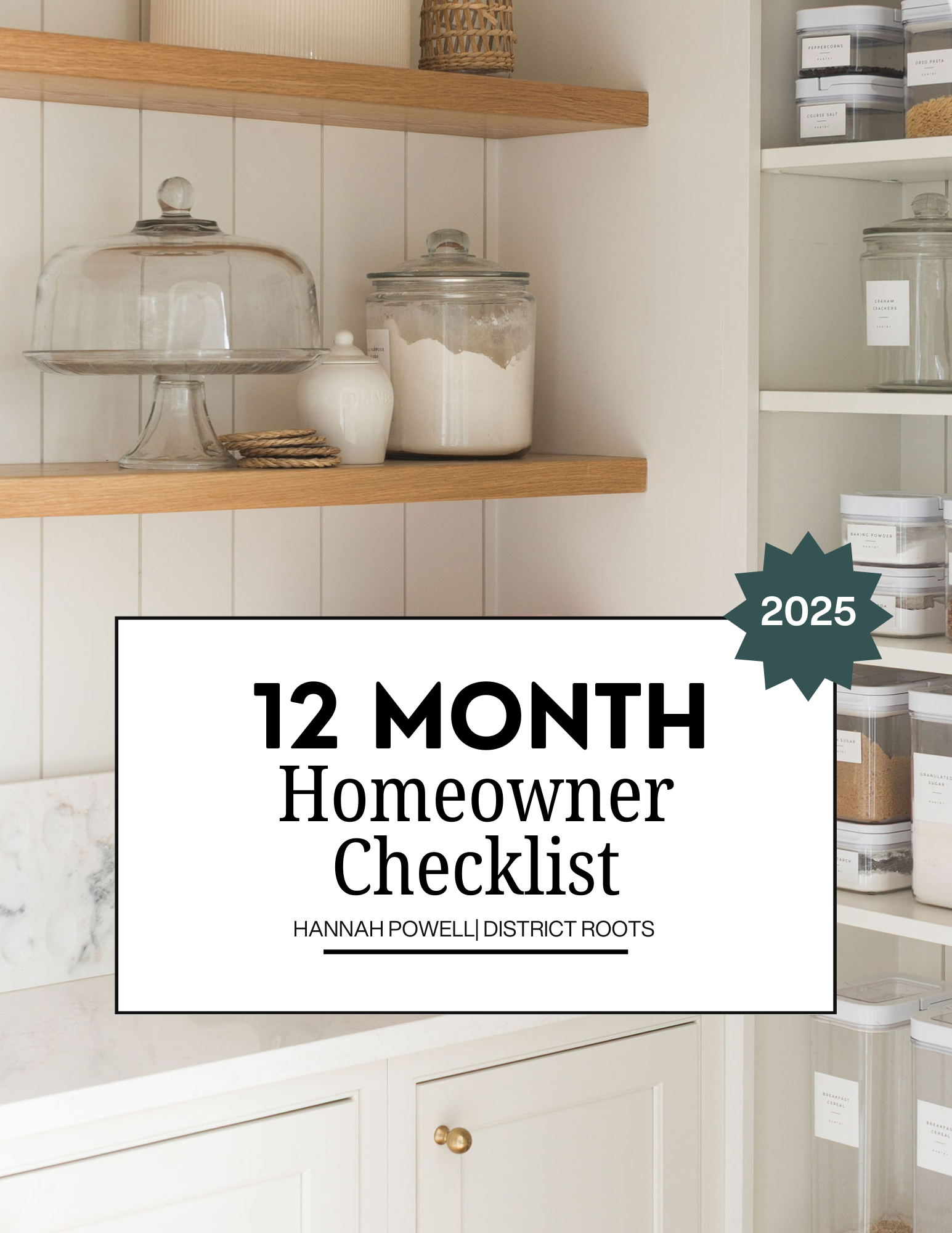 12 Month Homeowner Checklist