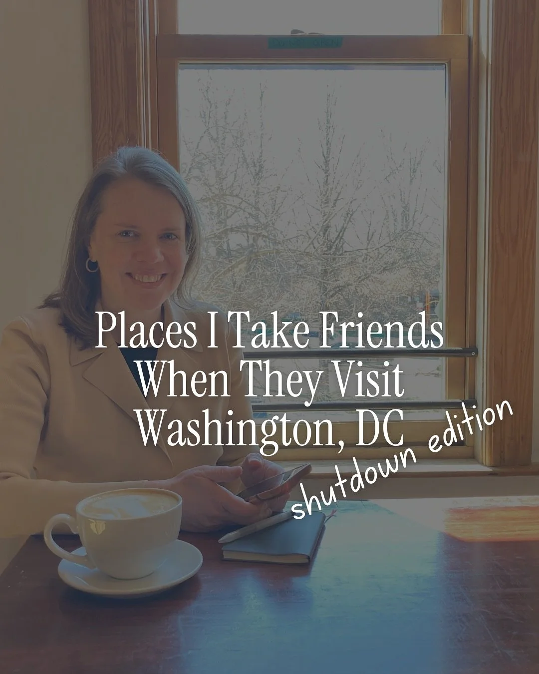 Make sure to save this list for your next trip to Washington, DC!

Or if you or your friends are looking for things to do around the city during the government shutdown. Many places have deals or special rates for furloughed federal workers.

A big m
