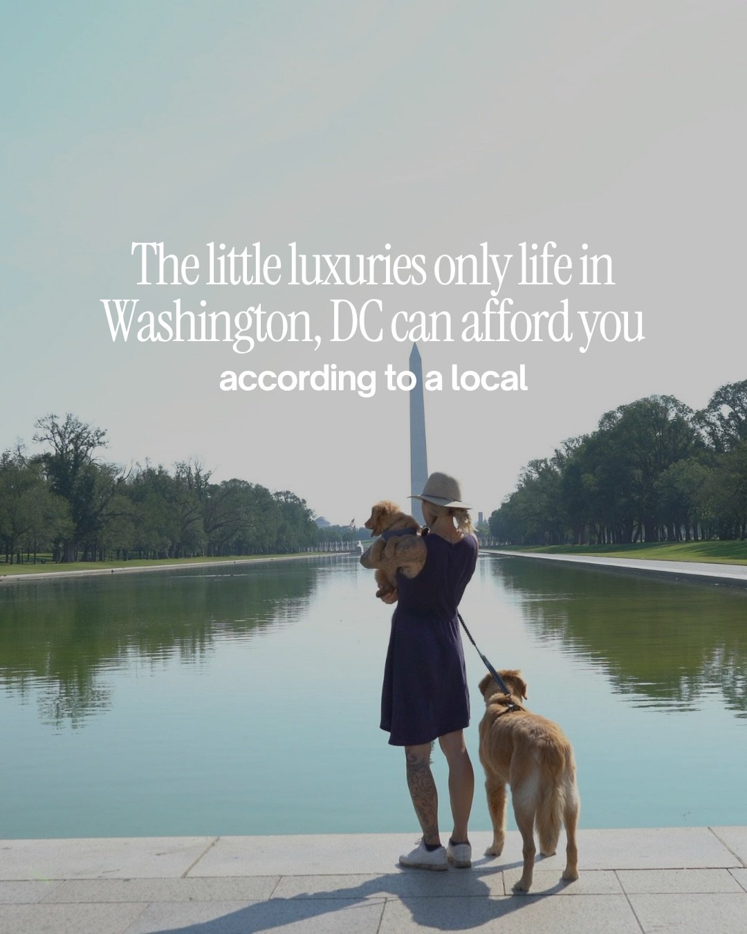 The little luxuries only life in Washington, DC really gives you.

Comment GUIDE and I&rsquo;ll send you my moving to Washington, DC guide with my curated local favorites.

There&rsquo;s something about this city that&rsquo;s hard to explain until yo