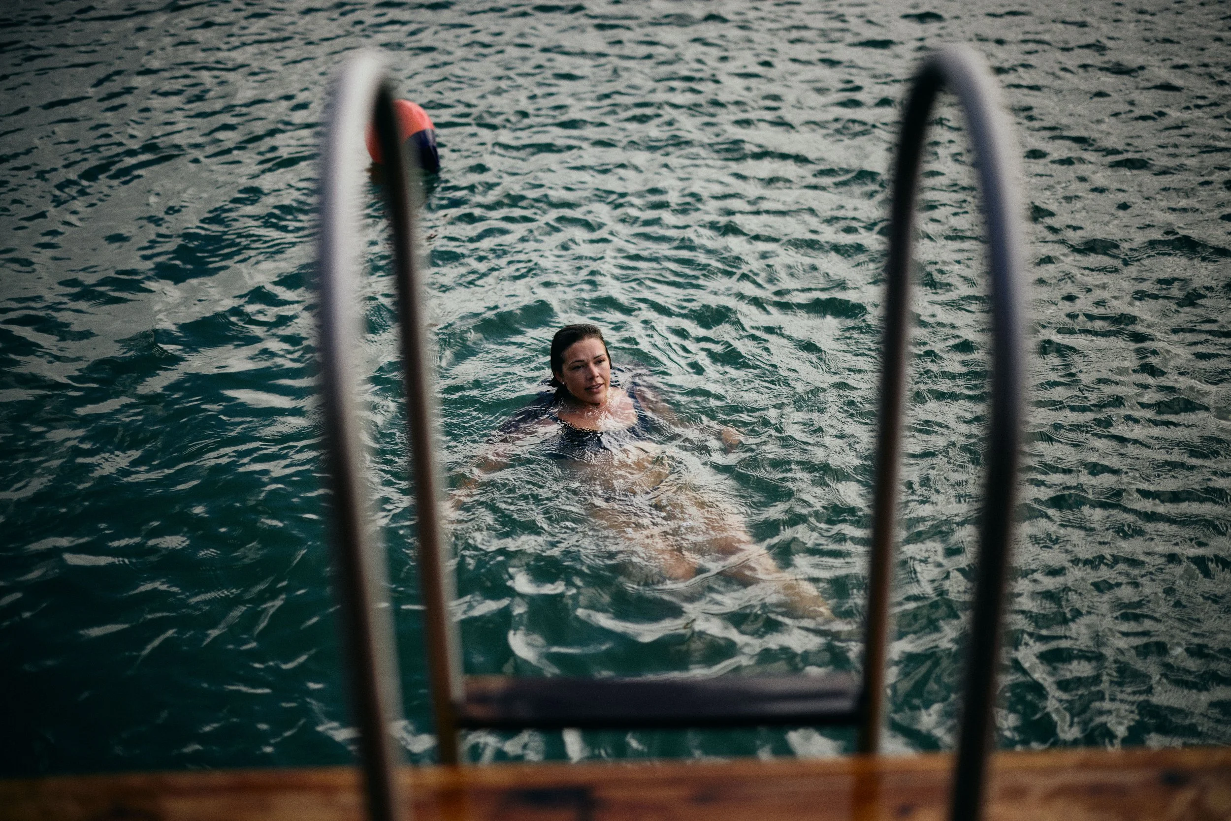  Cold sea plunge Photo—Alex Farnum 