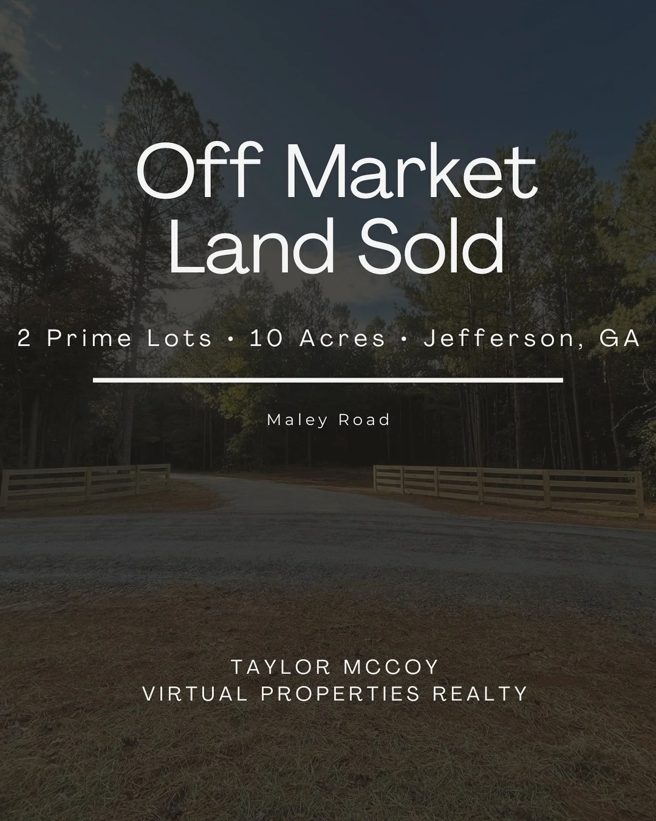 Closed on two off-market lots totaling 10 acres in Jefferson 🤍

We originally started the search on possible flips&hellip; but land ended up being the right move. And a huge bonus, these clients have now become dear friends. 

These sellers don&rsqu