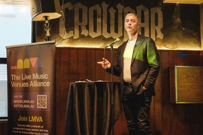Thank you for joining us at our launch event this week at Crowbar, and to @dustband_ and @redd.officialtv for the entertainment! It was so lovely meeting venue operators from around the state and receiving such great support from the wider music indu