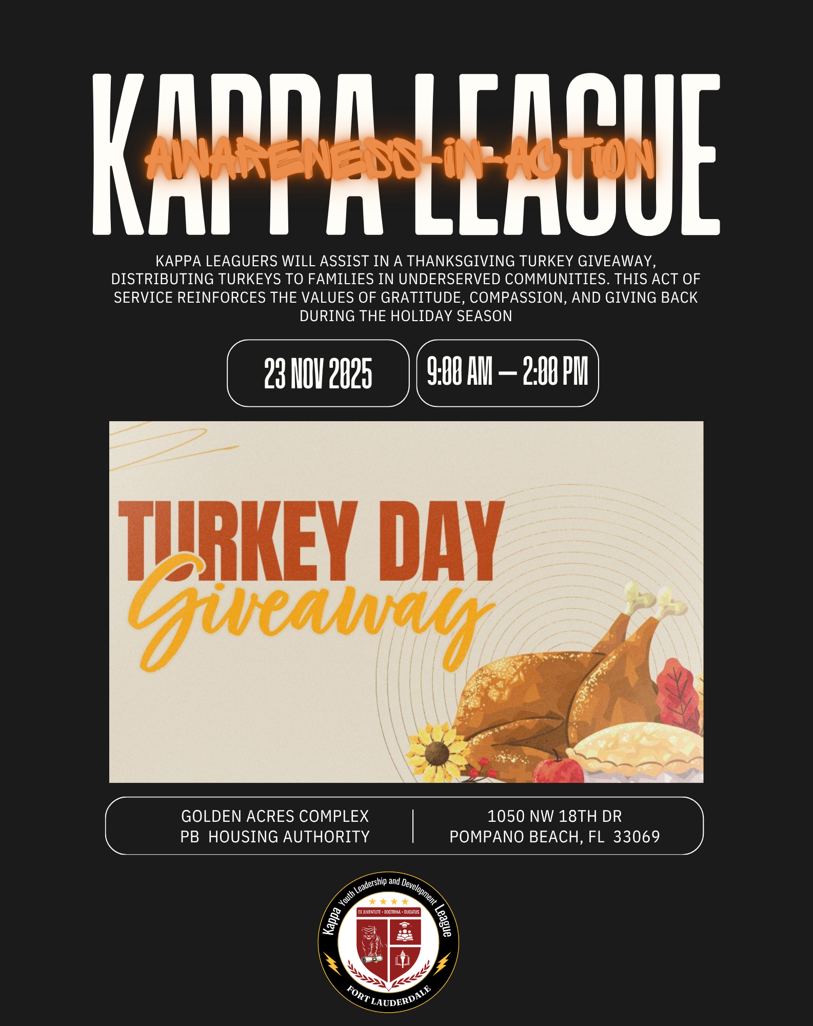 November Day of Action - Turkey Giveaway