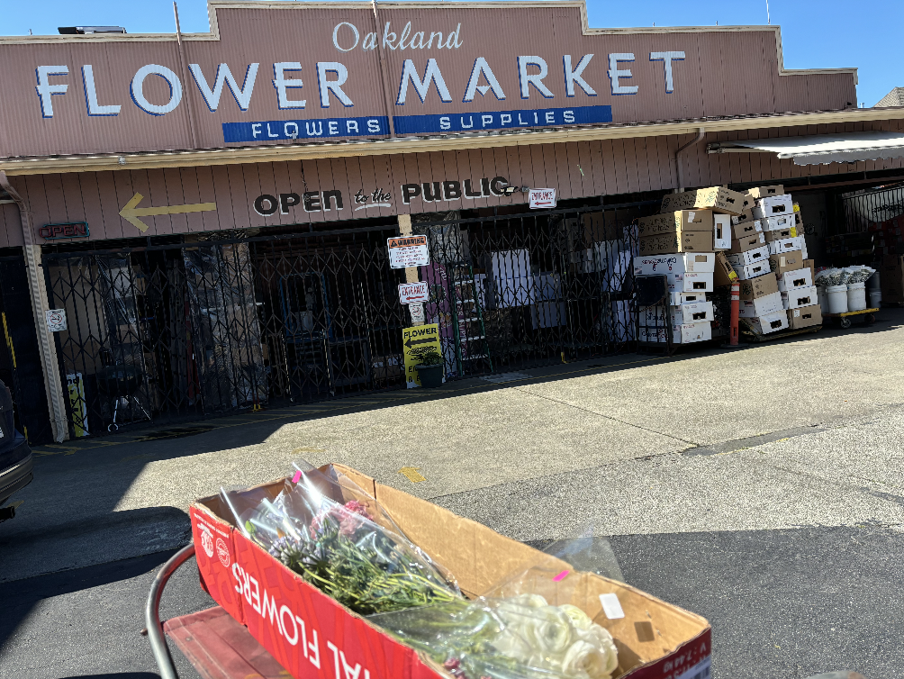 Flower Market Trip and Flower Arrangement Class