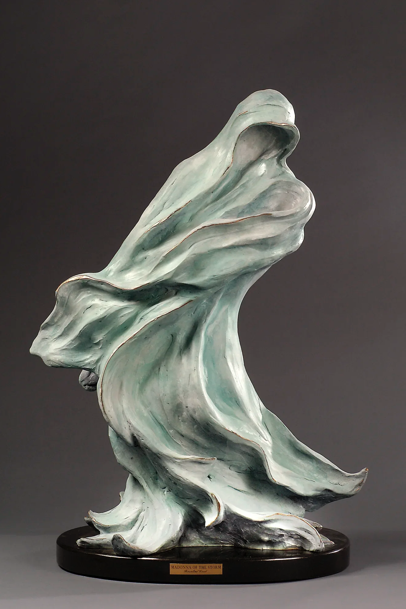 Madonna of the Storm - AVAILABLE, tabletop size - 23H  x 18W x 12D - $7,000