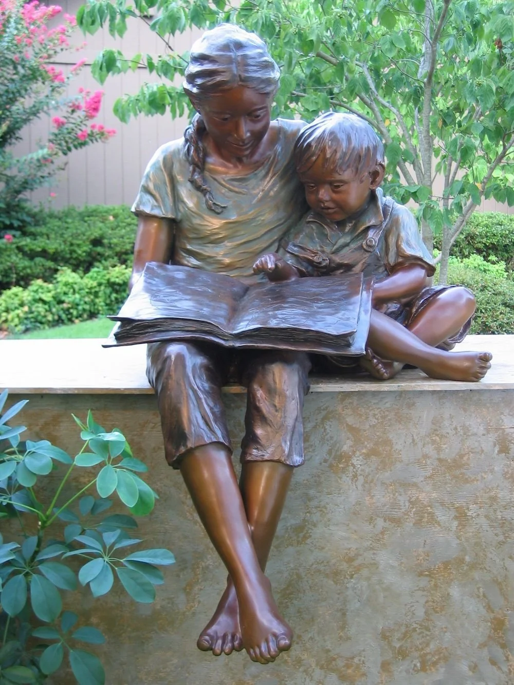 Storytime for Two - AVAILABLE, lifesize - 48H x 29 W x 38D - $43,200