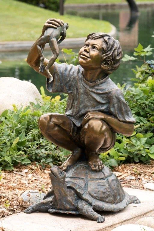 Amazed - AVAILABLE, lifesize - 36H x 30W x 30D - $22,000