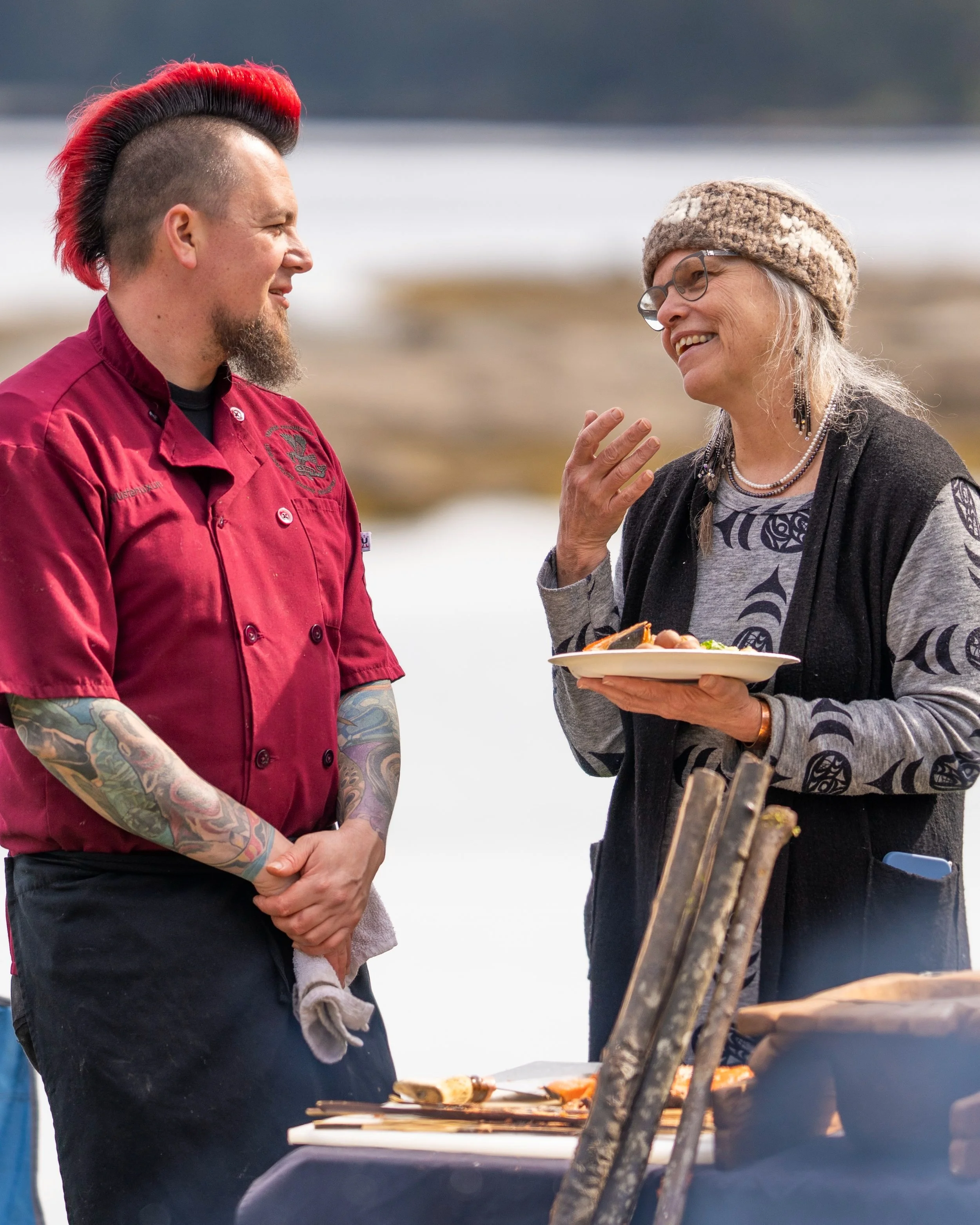 Pi’qwun Salmon with Qwustenuxun