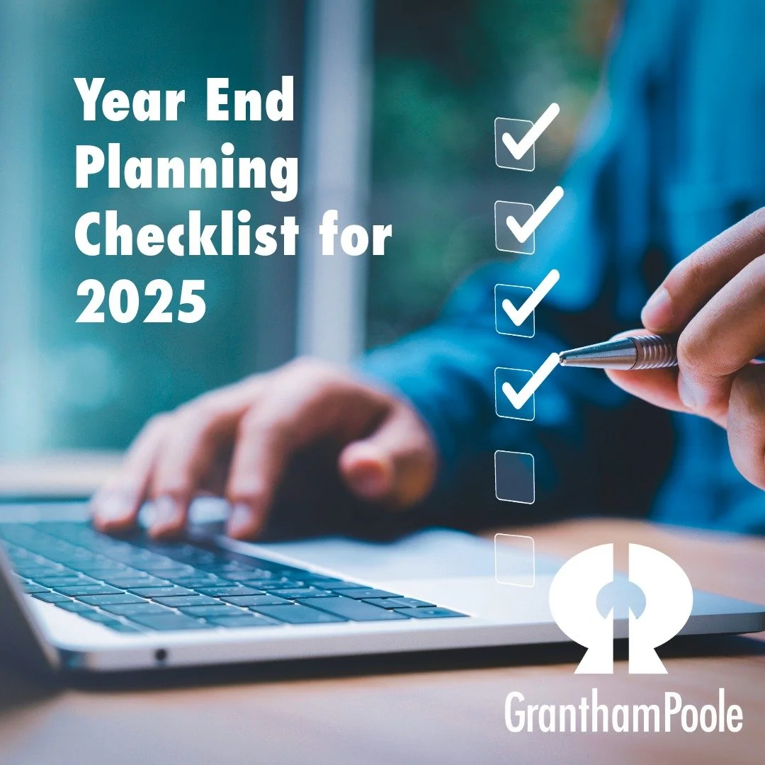 Part Two of Our Year-End Planning Series is here!

As promised, we&rsquo;re sharing the second installment of our two-part blog series: Your Year-End Tax Planning Checklist for 2025.

This comprehensive guide covers everything you need to review befo