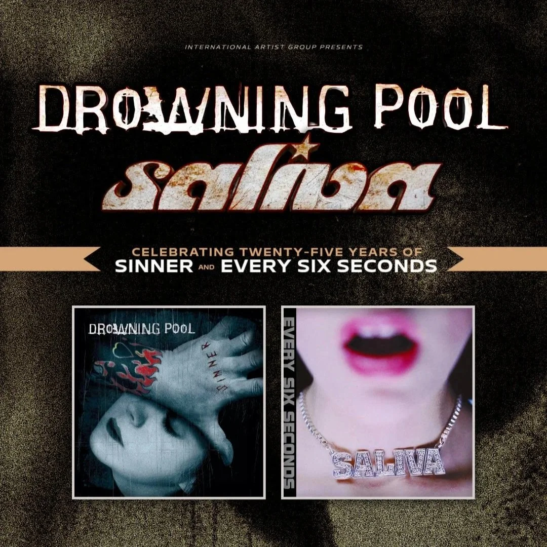 Drowning Pool and Saliva Join Forces For 25th Anniversary Tour