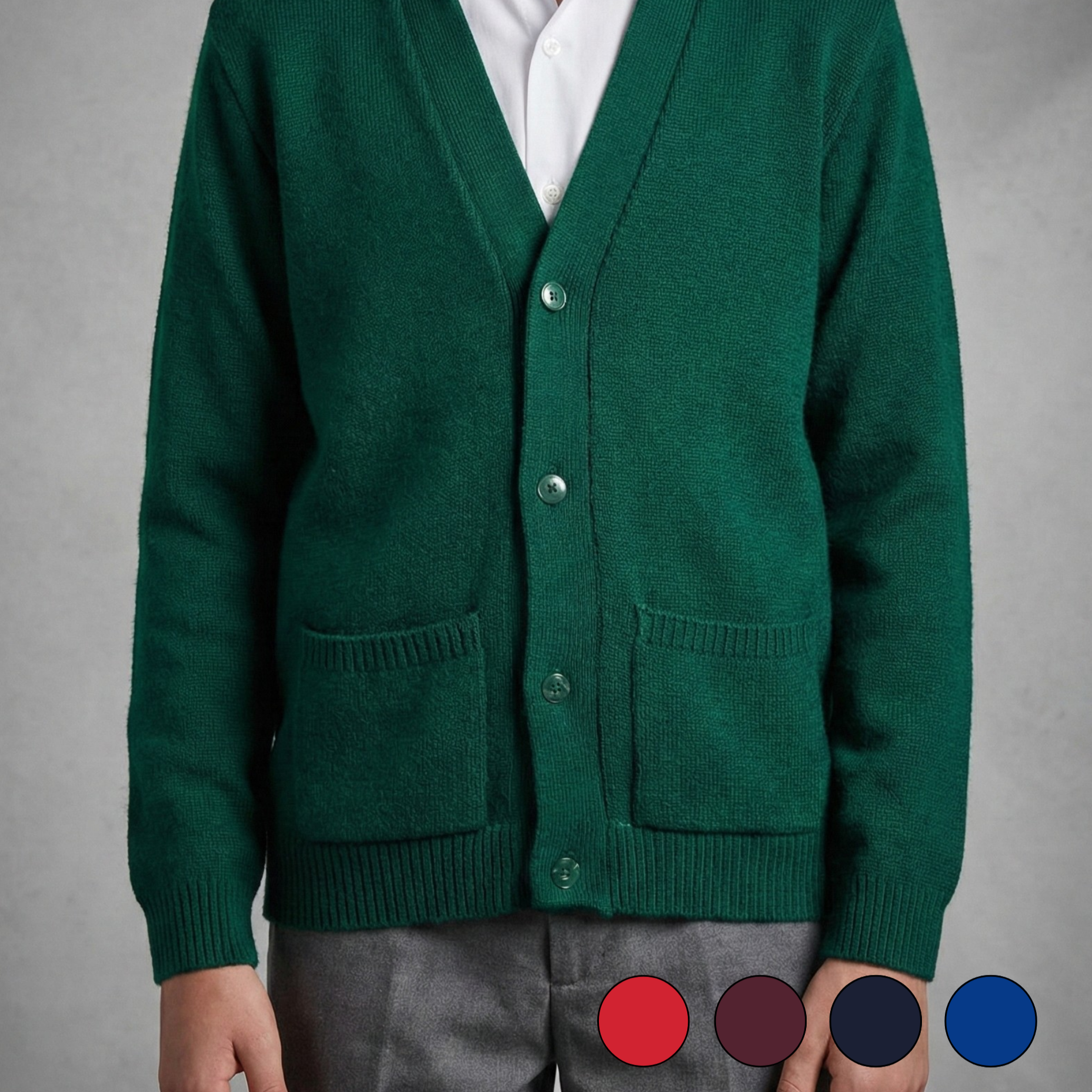 Suéter Escolar Acrilan Abierto