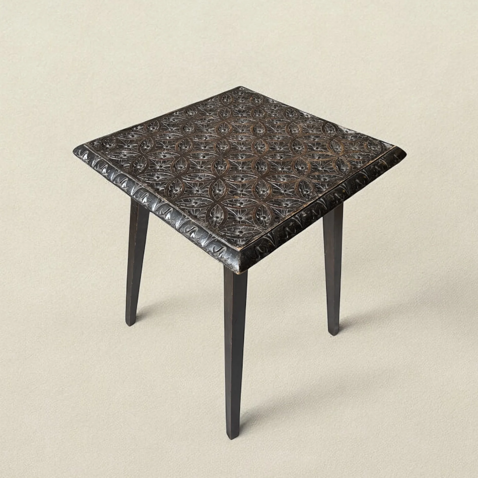 Jacobean Style English Carved Top Table