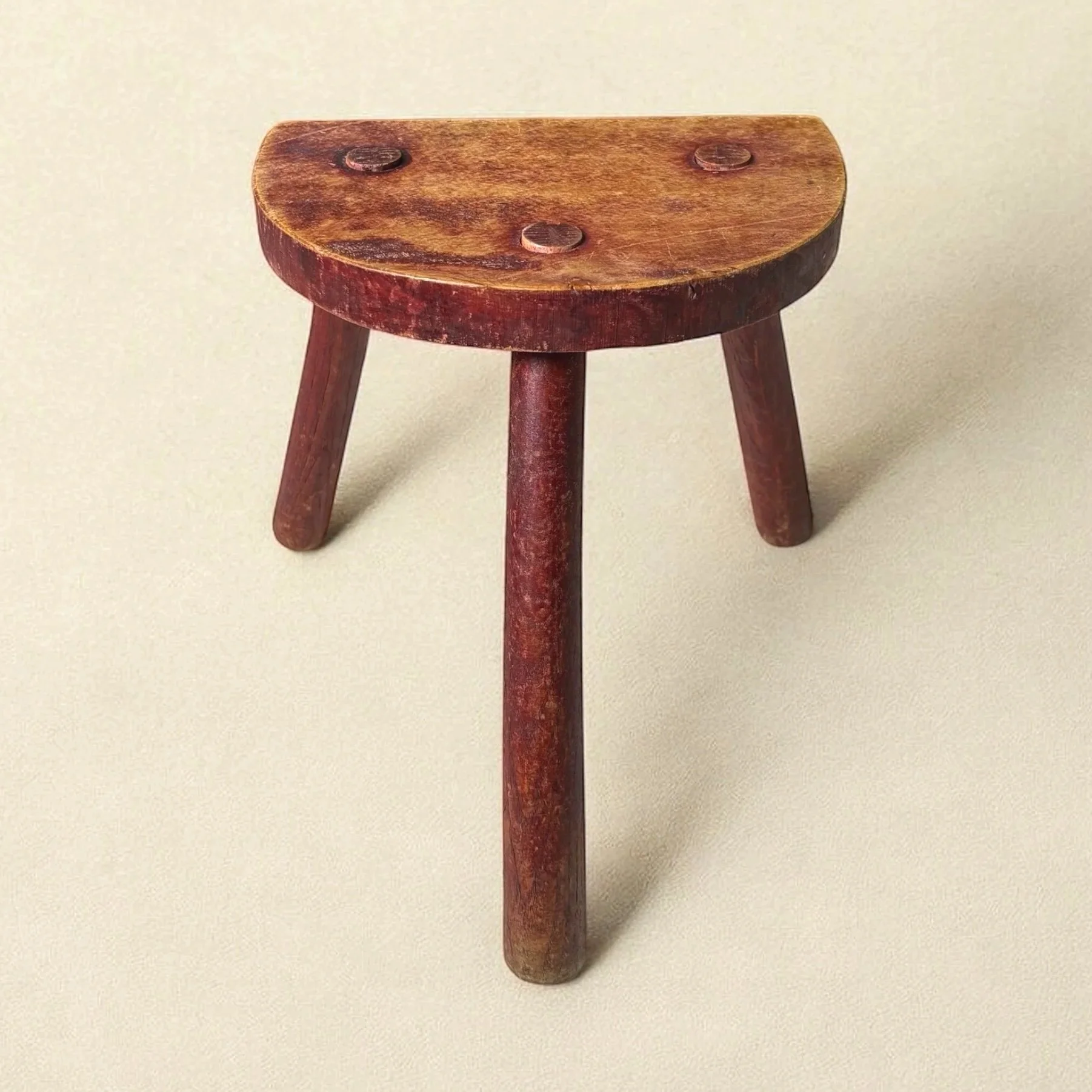 Vintage French Milking Stool