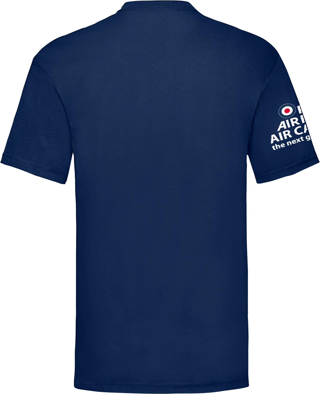 Embroidered Navy Cotton T-Shirt - SS6 Back.png