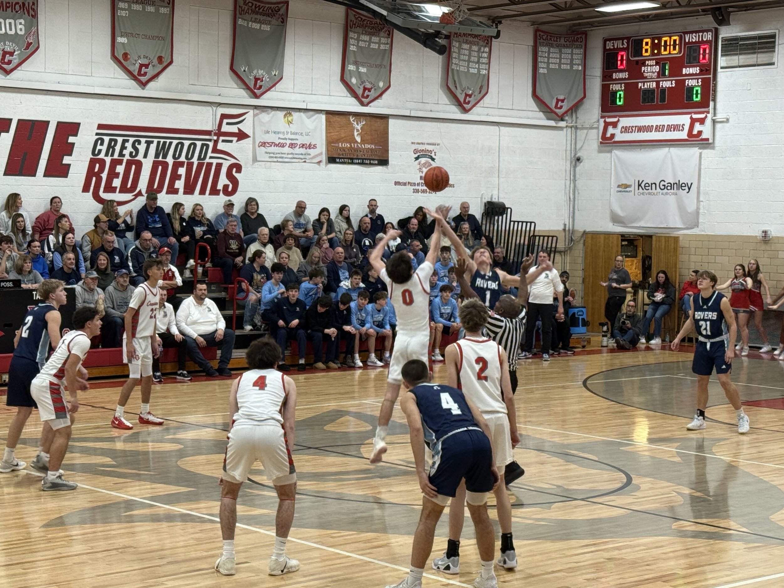 Crestwood overcomes adversity for a thrilling 71-70 win over Rootstown