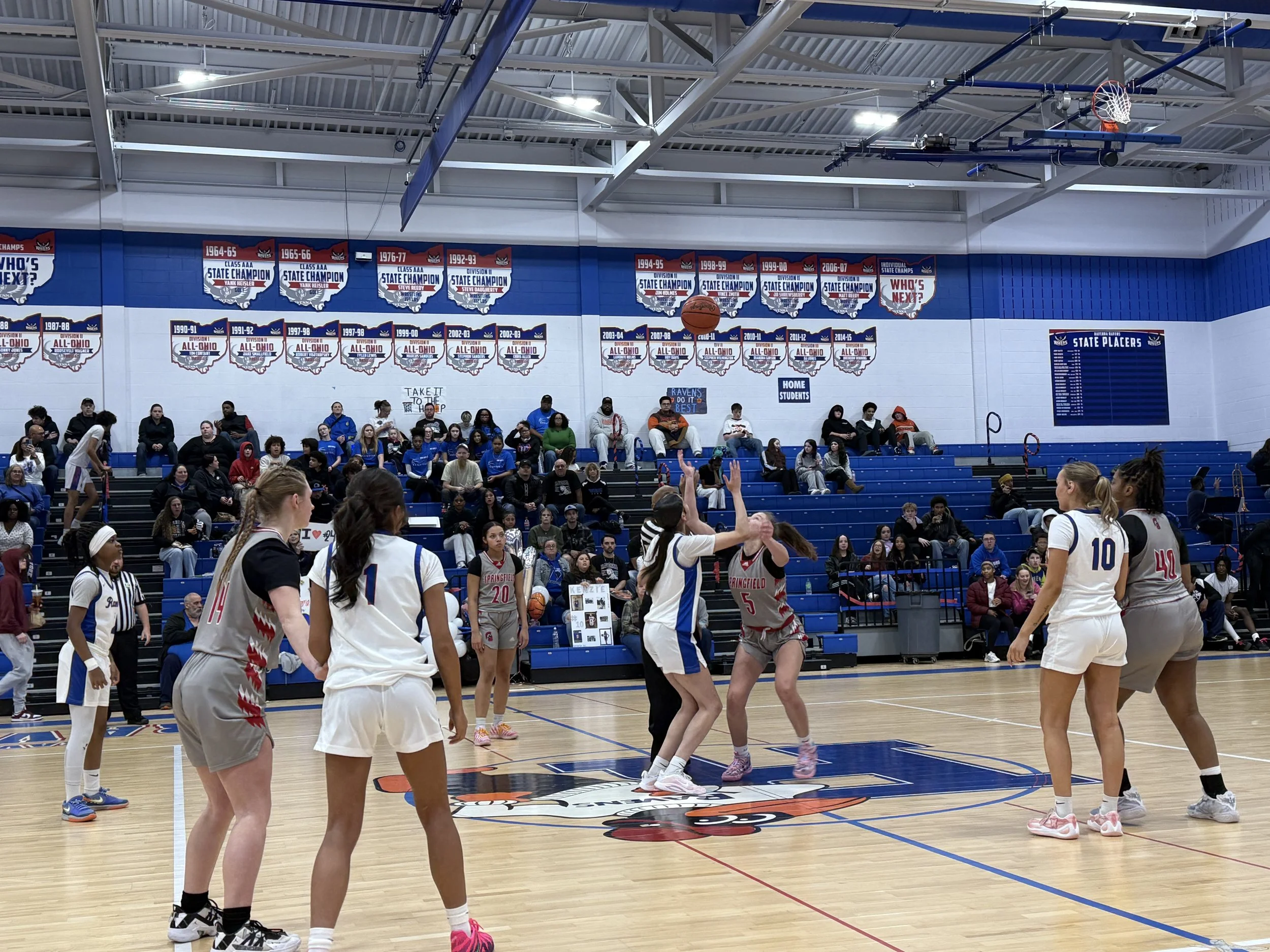 Ravenna Lady Ravens roll past Springfield 52-21